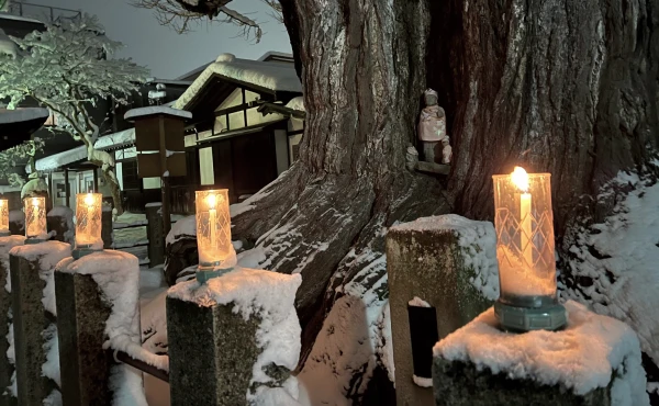 古い町並みと、静けさに包まれて
